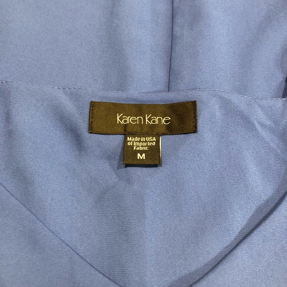 4[Karen Kane] NWOT! Spirit Water royal blue top - Picture 6 of 7
